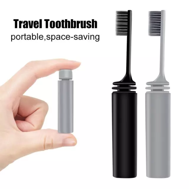 Travel Toothbrush Outdoor Camping Portable Folding Small Tooth Brush Traveling