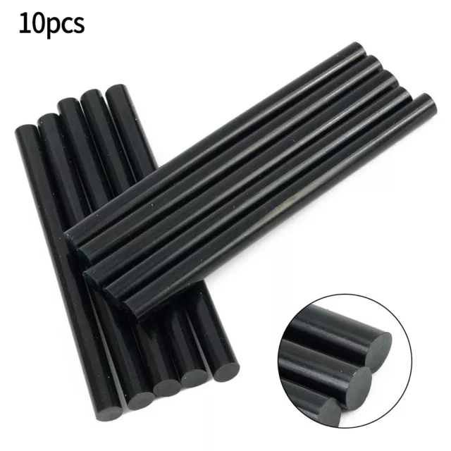 7mm*100mm Black Hot Melt Glue Sticks For DIY Auto Repair Tools 10Pcs/set 2