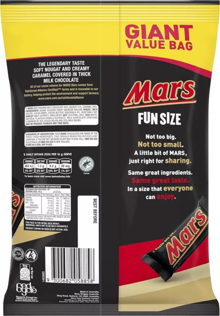Mars Chocolate Party Share Bag 20 Pieces 320g 3
