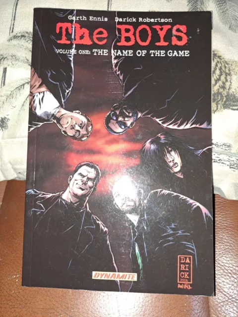 THE BOYS Vol 1 The Name Of The Game Graphic Novel Dynamite