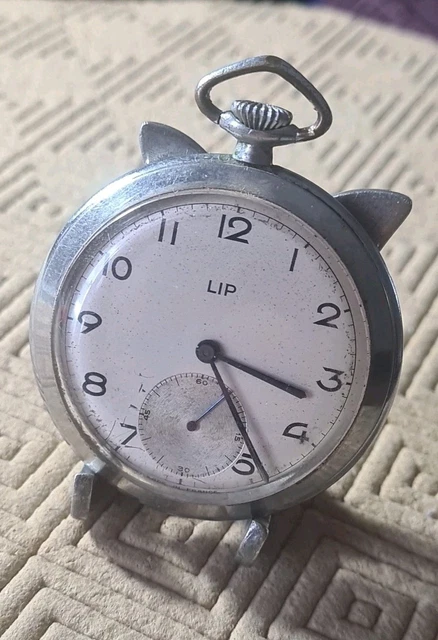 Montre Gousset Ancienne Mécanique - Boîtier Argenté, Cadran Blanc - NE FONCTIONNE PAS - Pour Collection/réparation