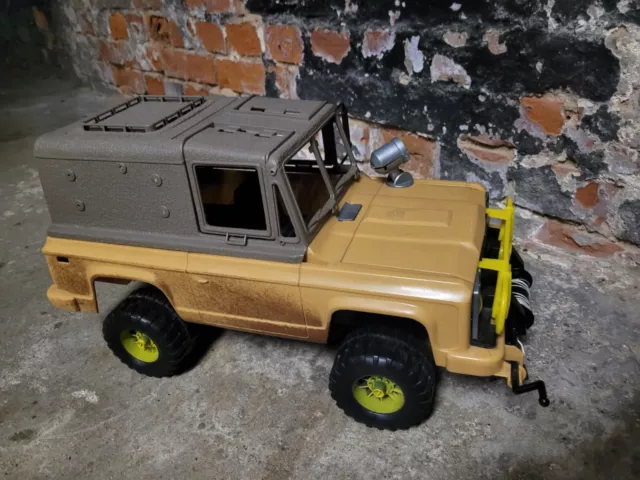 MATTEL Big Jim Safari Jeep Geländewagen hellbraun/grau 3