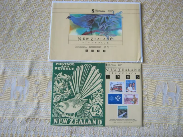 NEW ZEALAND 1985 STAMP PACK c/w 23  MNH STAMPS in ORIGINAL ENVELOPE