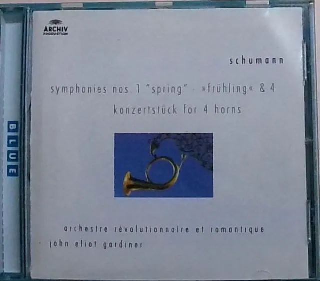 Sinfonie 1 & Konzertstück Für 4 Hörner Gardiner, John Eliot, Orr and Robert Schu