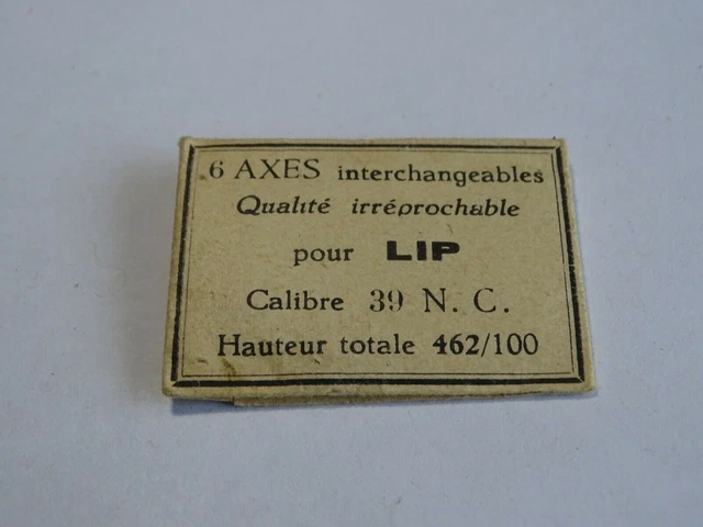 Axe Balancier Pour Montre LIP 39NC - Référence 40.1 à 40.5 - Neuf Sans Étiquette - Marque RONDA