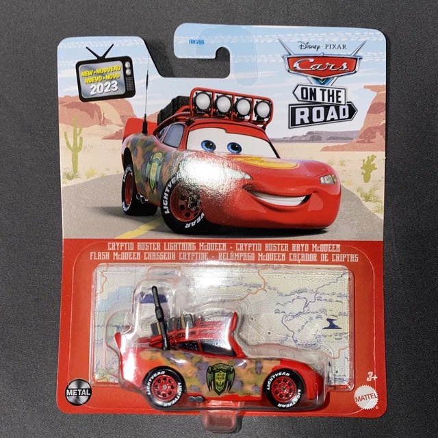 DISNEY PIXAR CARS On The Road 2023 Cryptid Buster Lightning McQueen New ...