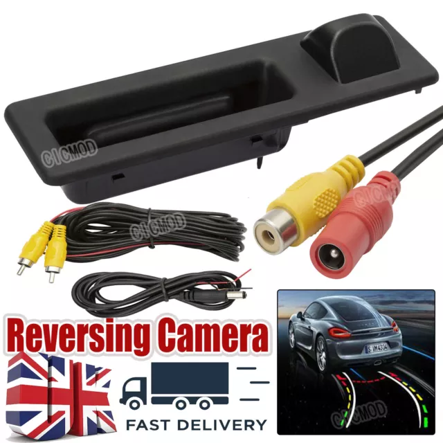 Boot Handle Trunk Car Rear View Reverse Camera For BMW 3 4 5 Series F10 F31 F30