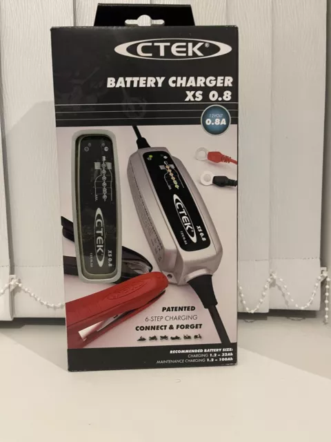CTEK XS 0.8 Battery Charger 12V, Smart Battery EU Plug, UK travel adapter  incl. £44.00 - PicClick UK