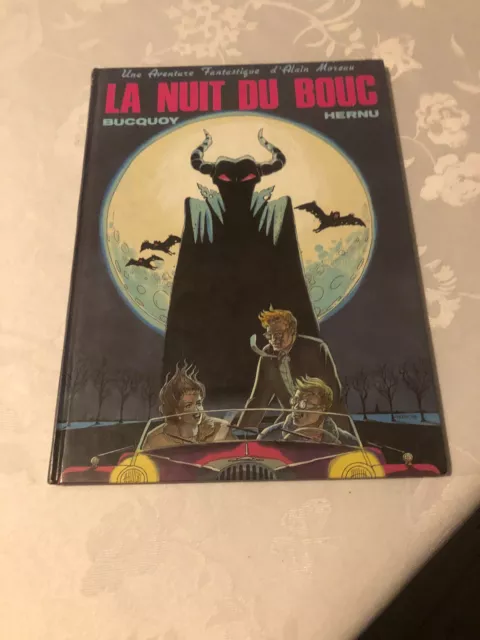 BD Une aventure fantastique d'Alain Moreau - La nuit du bouc - 1984