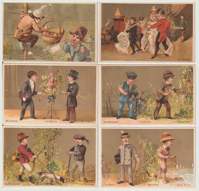 4 chromos Au bon marché - Collection