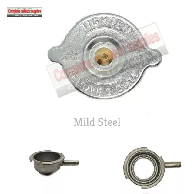Acier Doux Acier 56 MM Radiateur Réservoir Cou Et 9.1kg Pression Bouchon