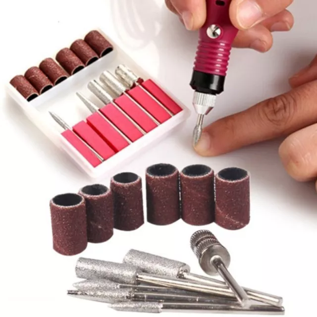 Electric Drill Nail File Acrylic Art File Manicure Pedicure Portable Machine Kit