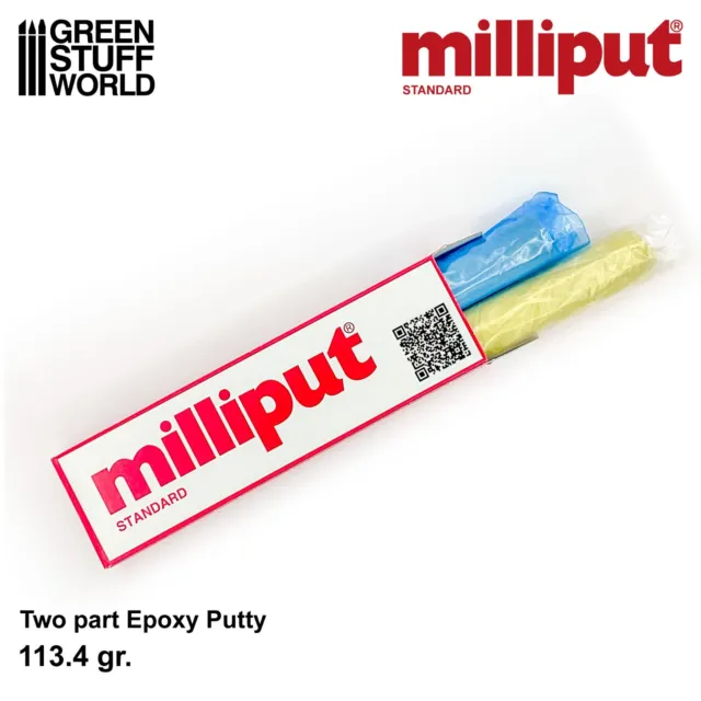 Milliput Standard Jaune Gris - 113gr. - Mastic et Pâte époxy, Adhésifs, colles 2