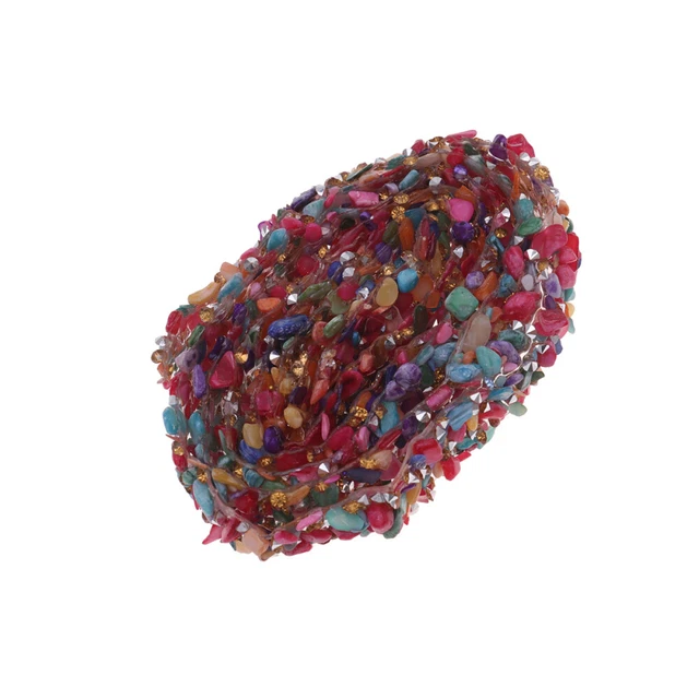 Finitura perline strass