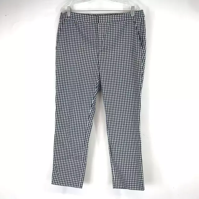 Lauren Ralph Lauren - Women's Size 12 - Black & White Check Cotton Blend Pants