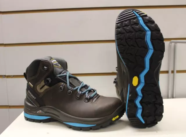 Grisport Lady Glide Brown Leather Waterproof Hiking / Walking Boots UK 4 EU 37