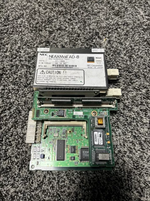 Untested NEC NEAXMail AD-8 NG-048952-001 Voicemail Card No Hard Disk AS-IS Parts