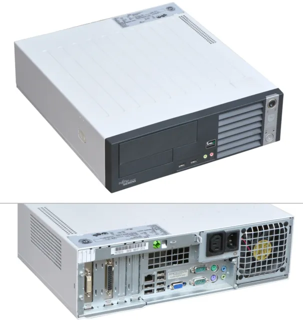 Fujitsu Esprimo E5625 EPA Bureau Ordinateur 64-BIT AMD X2 2,3GHz 2GB RAM AMD1