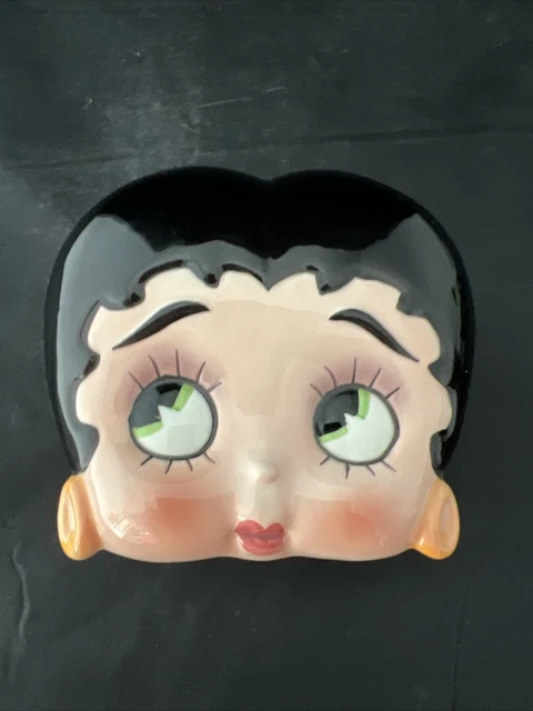 Betty Boop Covered Trinket Dish 1985 Vandor Made in Japan