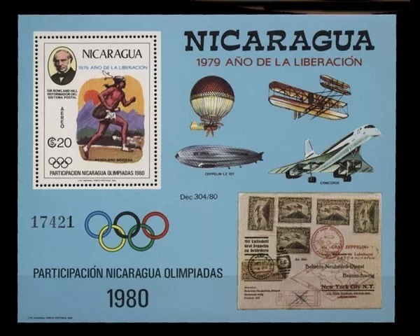 Nicaragua, MiNr. Block 111, Zeppelin, postfrisch - 691973