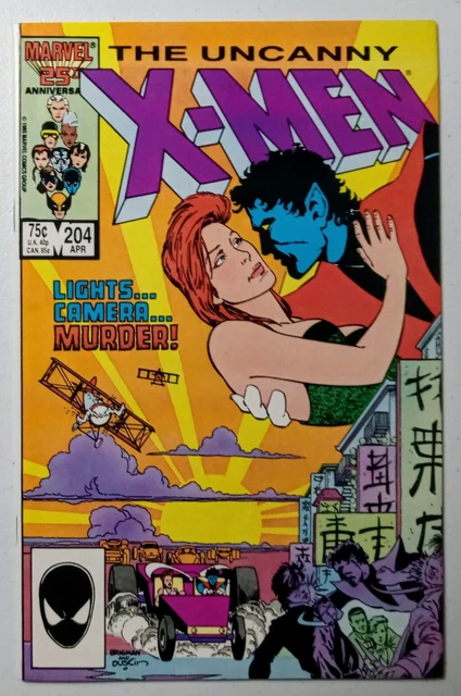 UNCANNY X-MEN #204 Marvel April 1986 Very Good/FINE 5.0