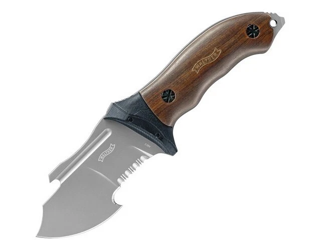 WALTHER 5.0605US GRAY Stainless MultiPurpose Tool Fixed Blade Knife