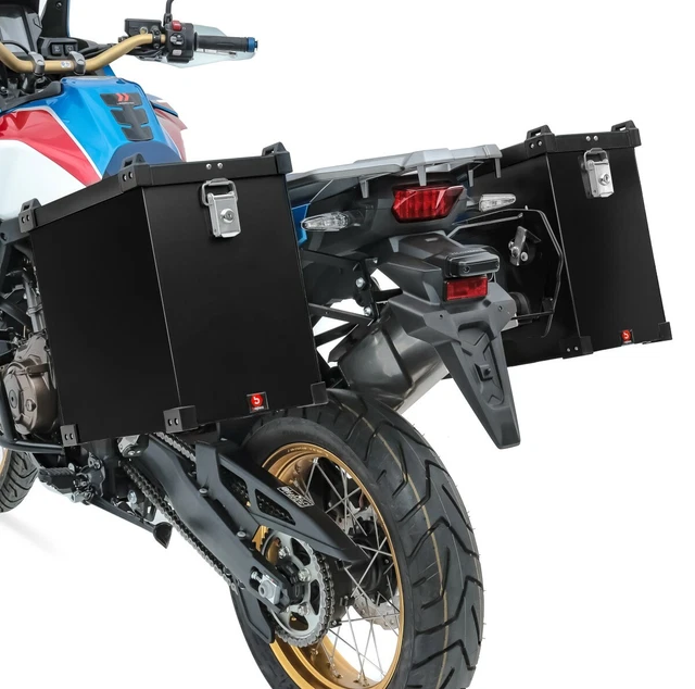 Valises Latérales Aluminium Gobi 34-45L Pour Yamaha XT 600 E - Kit Supports Inclus, Neuf