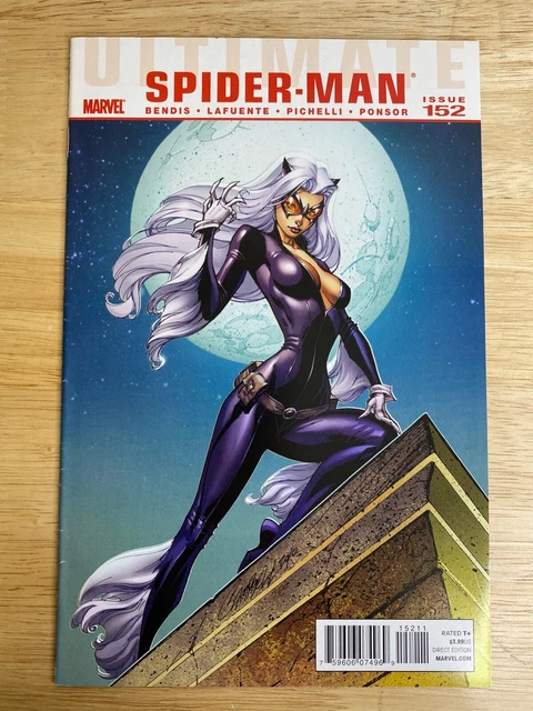 Ultimate Spider-Man #152 (Marvel Comics 2009) J Scott Campbell Black Cat cover