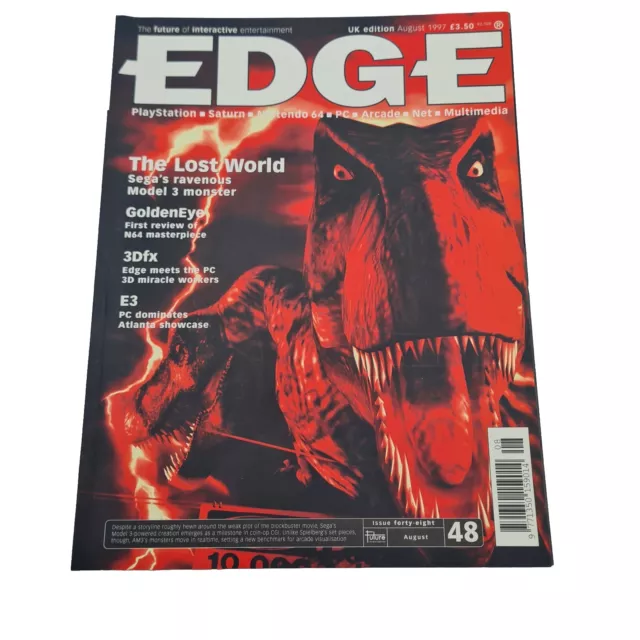 Edge Magazine Issue Forty Eight August 1997 Vintage Retro Gaming Magazine