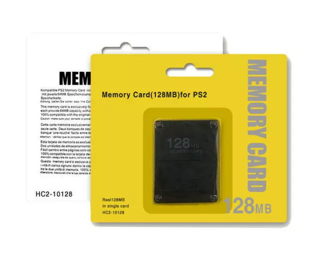 scheda di memoria Memory card per SONY PS2 128 MB 64MB playstation 2 nuova