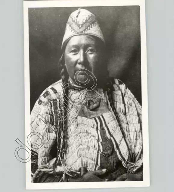 INTERIOR SALISH INDIAN Traditional Dress NATIVE AMER c 1900 Press Photo Pr Later