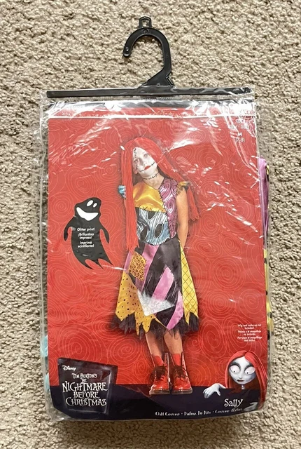 Disguise Disney Sally Nightmare Before Christmas Deluxe Girl's Costume Sz M(7-8)