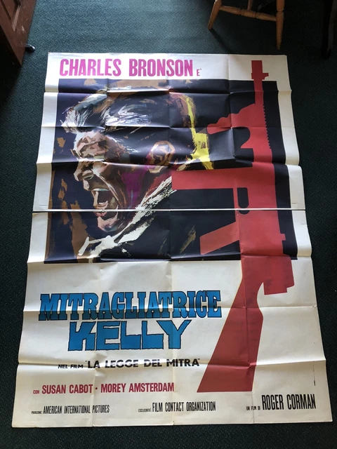 ORIGINAL 1970S FILM Poster Charles Bronson Machine Gun Kelly £47.48 ...