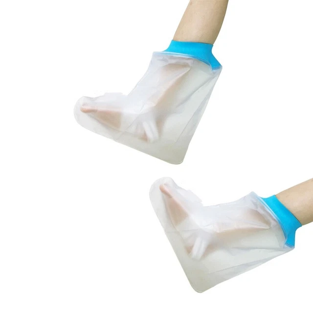 2 x vasca di protezione piede impermeabile copertura doccia piede supporto L7J4
