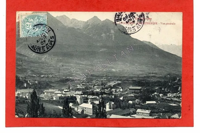 cpa 05 BRIANCON - Ste Catherine - Vue générale (1907)