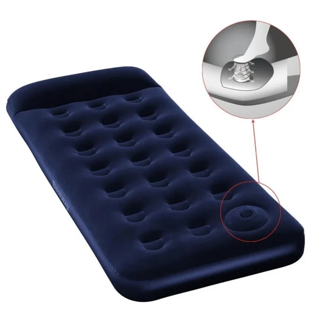 Colchones de camping inflables individuales Bestway con bomba y almohada 67223