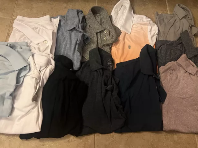 Polo Shirts Men’s Lot Of (12) Used - Great Conditions - See Details