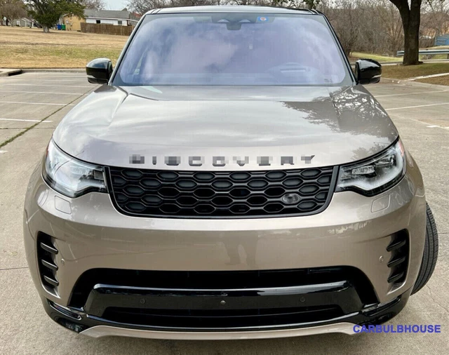 FRONT GRILLE GLOSS BLACK & SILVER FOR LAND ROVER DISCOVERY 4 2014