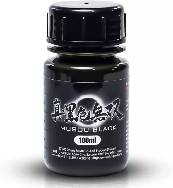 Koyo Orient Japón Verdadero Negro Muso 100ml 1L Pintura para Modelos Spray Líquido Exterior