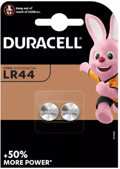 ENVOI SOUS SUIVI - DURACELL  10 Piles bouton LR44 V13GA AG13 L1154 A76 KA76 1,5V