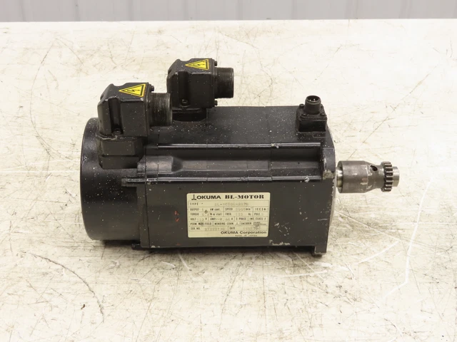 Okuma BL-MC50E-20TB AC Servo Motor 1kW 2000 RPM 133V 3PH Encoder ER-HC-7200D