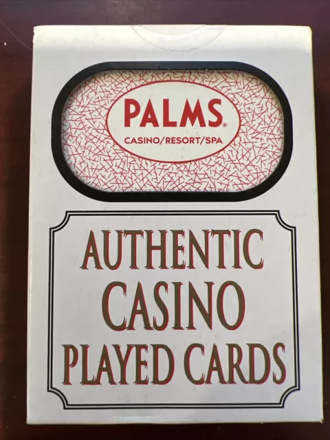 Palms Casino Las Vegas SEALED Vintage Playing Card Deck Casino Used