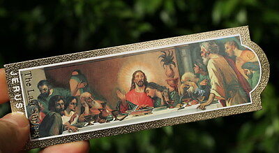 The Last Supper Jesus Christ BOOKMARK Religious Christian Gift Made in Holy Land