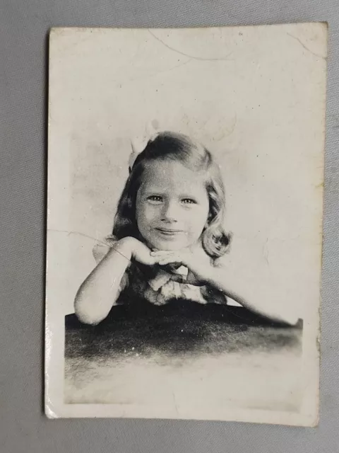 Vtg B&W 1930s Found Photos of Cute Funny Inspirational Girl Child