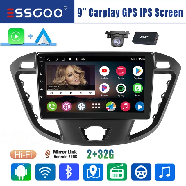 Autoradio Ford Transit Android 13 4+64GB Für Ford Transit Focus Kuga Fusion Autoradio Gps Navi Carplay Wifi Bt Dsp Chatgpt Ford Transit Radio Preisvergleich