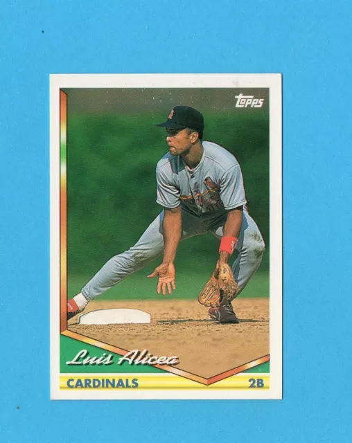 BASEBALL CARD-TOPPS 1994-n.416-LUIS ALICEA-CARDINALS