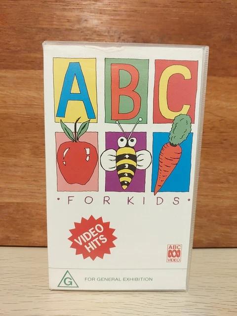 ABC FOR KIDS Video Hits (VHS Tape, 1991) PAL VGC - TESTED $7.70 ...