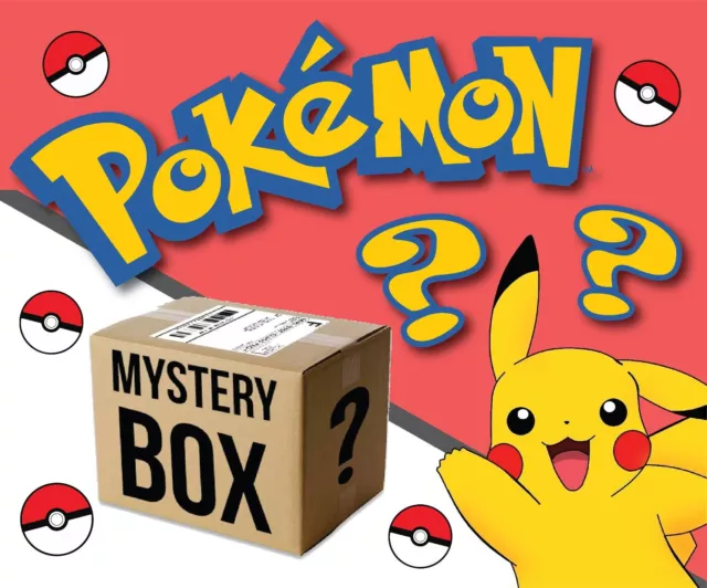 Boite Mystère Pokémon  moyenne / Pokemon Mystery box medium Valeur 60 Euros