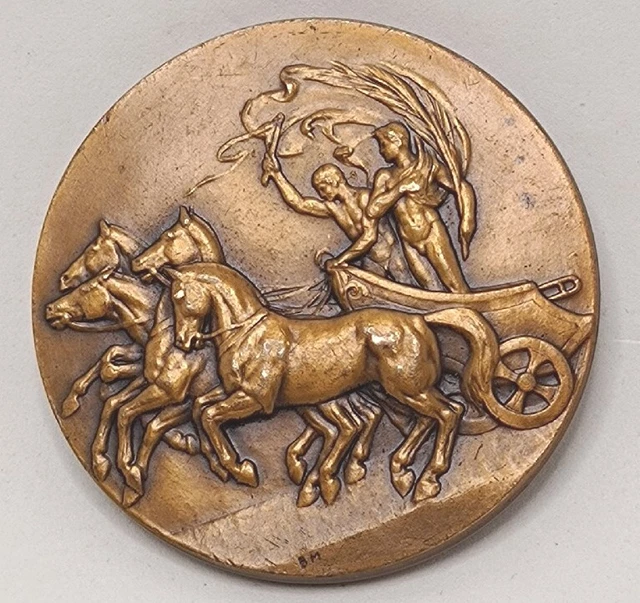 Vtg London XIV olympic  1948 bronze participaron medal rare