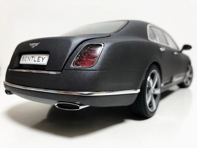 Kyosho 15 Bentley Bentley Mulsanne Mulsanne Speedspeed 1/18 Matte Grey